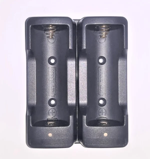Best Divers CARICATORE DOPPIO PER BATTERIA 26650